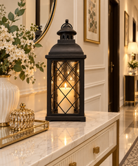 Decorative Metal Lantern Candle Holder – Elegant Home Décor