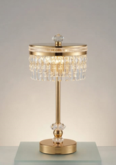 Durable Metal with Crystal Lamp