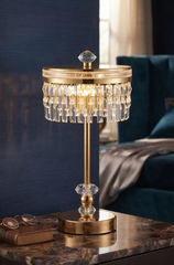 Durable Metal with Crystal Lamp